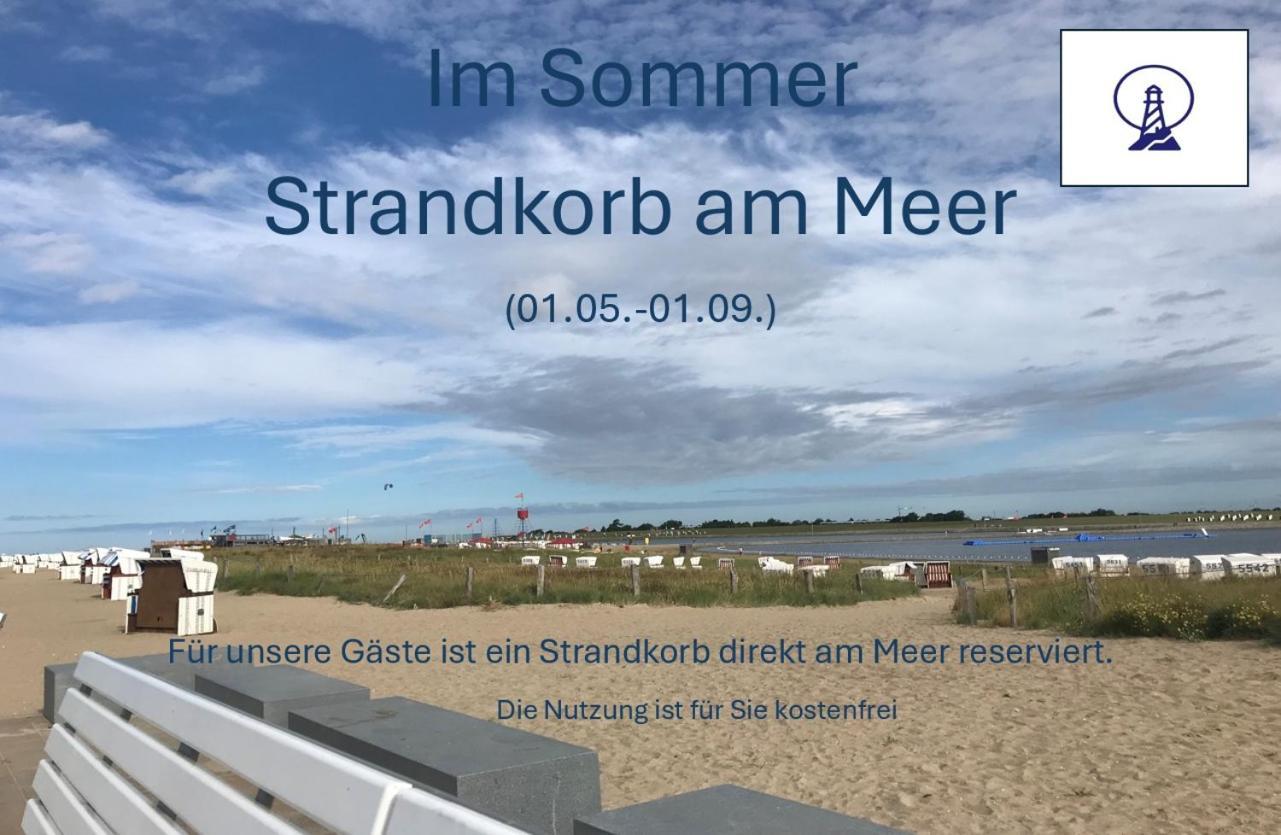 Ferienwohnung Ritthoff Perlebucht - Mit Strandkorb Am Meer Und Kostenloser Eintritt Ins Schwimmbad 比苏姆 外观 照片
