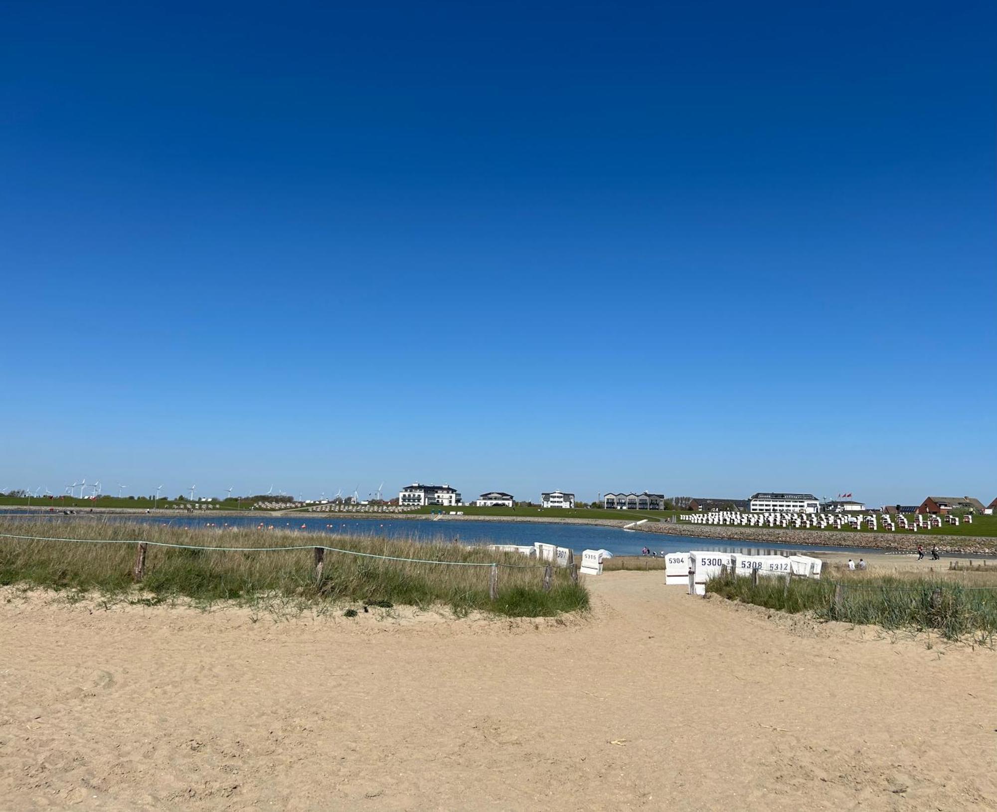 Ferienwohnung Ritthoff Perlebucht - Mit Strandkorb Am Meer Und Kostenloser Eintritt Ins Schwimmbad 比苏姆 外观 照片